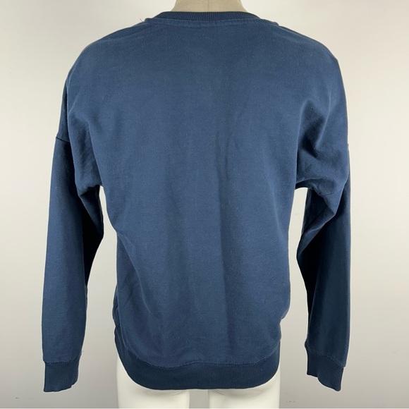 Harry Potter Hogwarts Crewneck Sweatshirt Youth (14-16) L Crest Blue Sweater - Picture 4 of 11